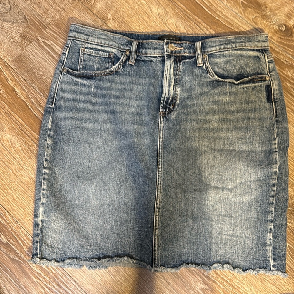 Silver Jeans Jean skirt